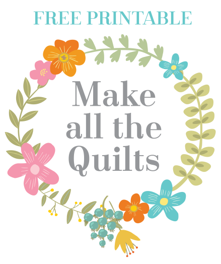 FREE PRINTABLE  |  Must Love Quilts