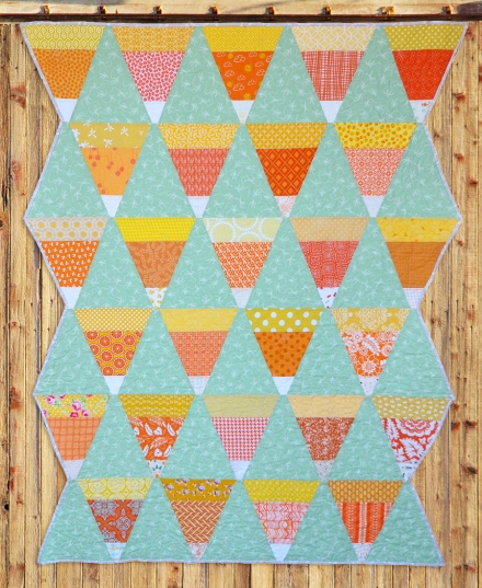 Candy Corn Quilt | Must Love Quilts | By Corinne Sovey